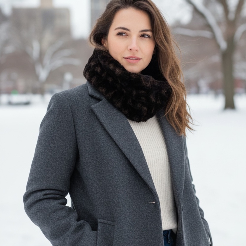 NWT Pandemonium Faux Fur Scarf